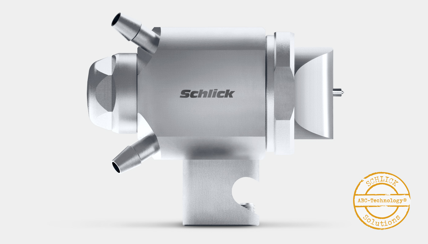 Komplette Seitenansicht des SCHLICK Modells 930 S35 ABC EVO mit SCHLICK-Logo 