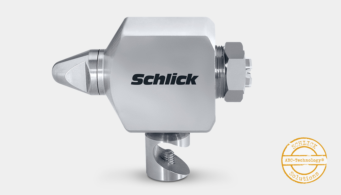 Komplette Seitenansicht des SCHLICK Modells 970 S75 ABC mit SCHLICK-Logo