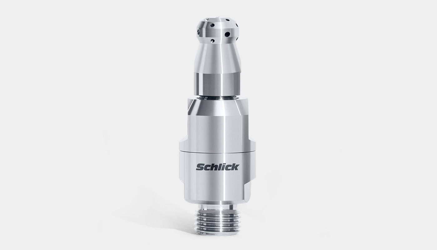 SCHLICK cleaning nozzle model 300 size 0. Vertical position